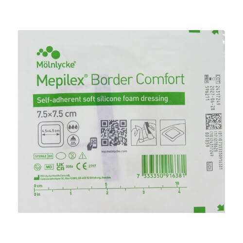 Click to view product details and reviews for Mepilex Border Comfort 75x75cm Single Dressing.