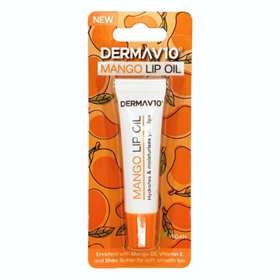 DermaV10 Mango Lip Oil 10ml