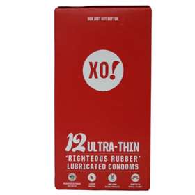 XO! 12 Ultra-Thin Vegan Condoms