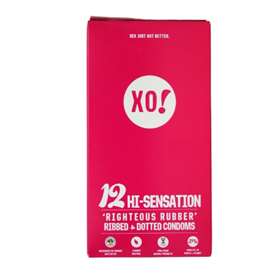 XO! 12 Hi-Sensation Vegan Condoms