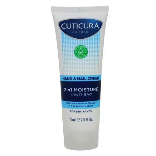 Click to view product details and reviews for Cuticura 2in1 Moisture Hand Nail Cream 75ml.