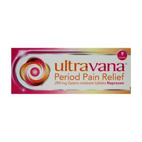 Ultravana Period Pain Relief 250mg Gastro-resistant Tablets 9