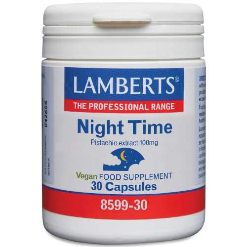 Click to view product details and reviews for Lamberts Night Time Pistachio 100mg Capsules 30.