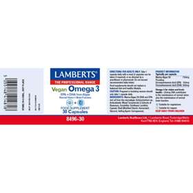 Lamberts Vegan Omega 3 Capsules 30