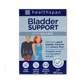 Healthspan Bladder Support With Go-Less 60 Capsules