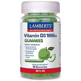 Lamberts Vitamin D3 1000iu Gummies (60)