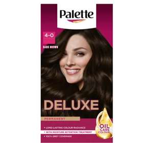 Palette Deluxe Permanent Hair Colour 4-0 Dark Brown