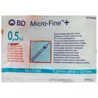 BD Micro Fine + 0.5ml Insulin Syringes 0.33mm (29G) 10 Pack