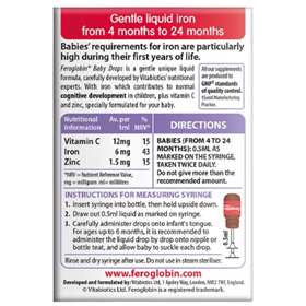 Feroglobin Baby Drops 4-24 Months 30ml
