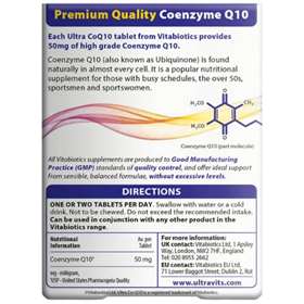 Vitabiotics Ultra Co-Q10 Tablets 60
