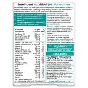 Wellwoman Vegan 60 Tablets