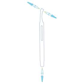 Wisdom InterProximal Handle And Brush Heads