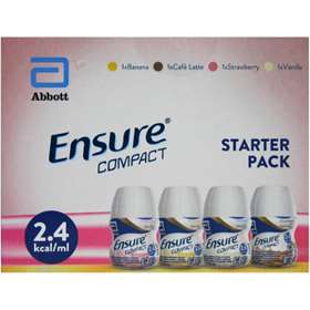 Ensure Compact Starter Pack 4 x 125ml
