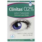 Clinitas 0.2% Sodium Hyaluronate  0.5ml Individual Droppers x 30
