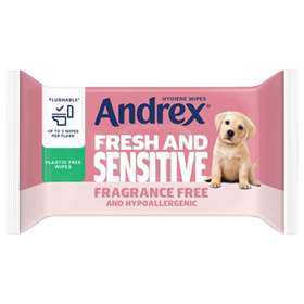 Andrex Fresh And Sensitive Hygiene Wipes x 30