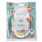 Ramer 2 Baby Sponges Pale Blue And White