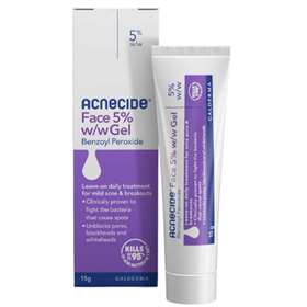 Acnecide Face Gel 5% 15g
