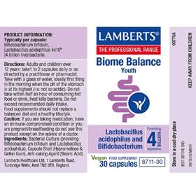 Lamberts Biome Balance Youth 30 Capsules