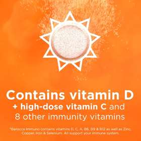 Berocca Immuno Orange Effervescent Tablets 15