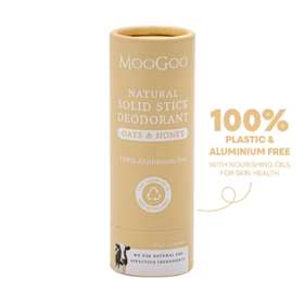 MooGoo Solid Stick Deodorant Oats And Honey 65g