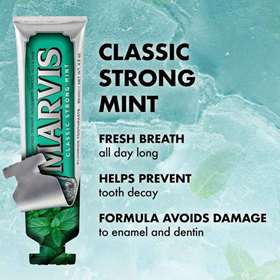 Marvis Classic Strong Mint Toothpaste 85ml